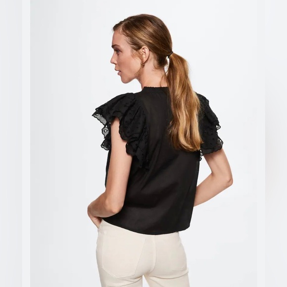 Mango Cotton blouse with openwork details - Picture 2 of 6